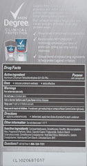 Degree Men Clinical Protection Sport Strength application demonstrates dry, gym-ready freshness.