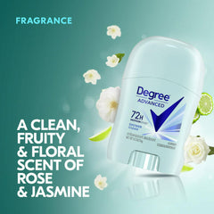 Degree mini deodorant stick twist-up highlights portable protection for daily routines.