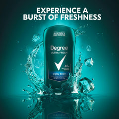 Degree Ultra Fresh Cool Rush stick application twist-glide for easy use
