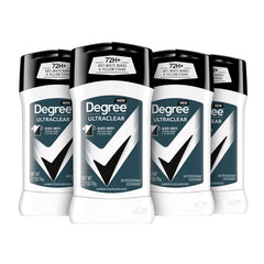 Degree Ultraclear black-white 72-hour protection keeps fabrics looking fresh.