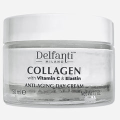 Delfanti-Milano collagen-cream-jar showing silky texture for daily anti-aging care