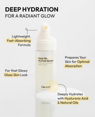 De:maf Welcome Skincare Kit travel-size pack fits easily in your bag