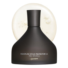 DEM 3 Signature ESTUD serum bottle highlights premium glass packaging for luxe skincare