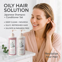 DEMIKI conditioner bottle ready to smooth and refresh post-wash hair.