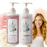 DEMIKI Japanese shampoo bottle showing sulfate-free formula for oily hair care.