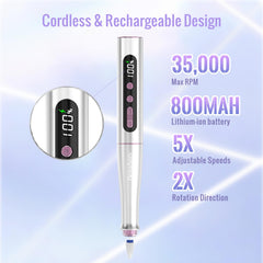 Denabuty 13-in-1 nail file kit assembled for versatile manicure options.