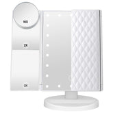DenCert makeup mirror LED closeup for precise makeup under natural lighting