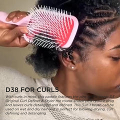 Denman D38 detangling pins glide through wet or dry hair