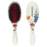 Denman D81M brush close-up boar bristles for gentle detangling and shine.