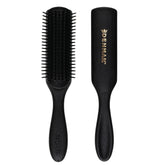 Denman Jack Dean D3 7-row brush with pins enables smooth detangling and curl shaping.