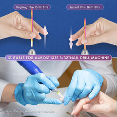Depvko diamond nail bits offer high precision shaping for clean edges