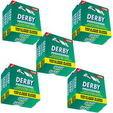 Derby 1000 professional blades box front for barber-grade bulk shaving.