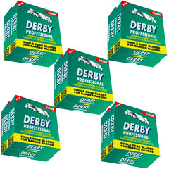 Derby 1000 professional blades box front for barber-grade bulk shaving.