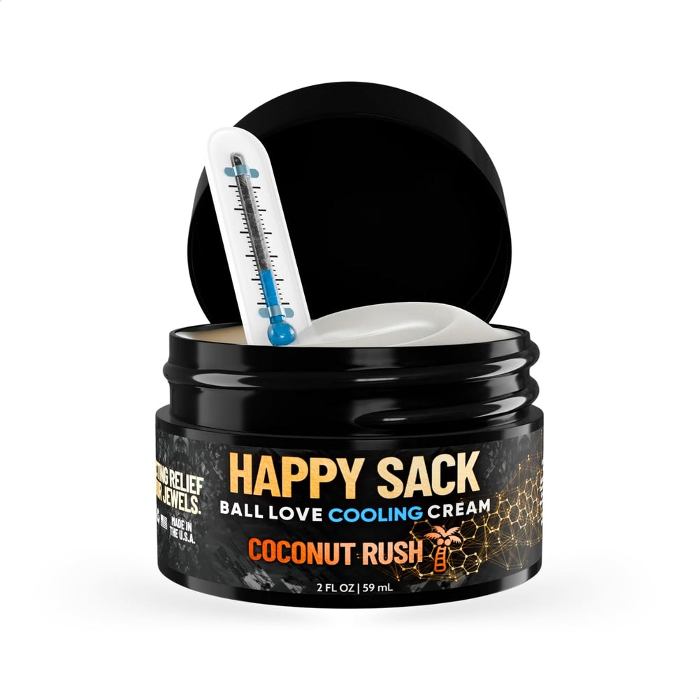 Derm Dude Happy Sack bottle top view for on-the-go odor control