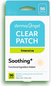 DERMA ANGEL invisible-salicylic-acid-pimple-patches-face-closeup provide discreet acne support.