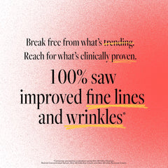 Derma E Anti-Wrinkle Eye Treatment swatch reveals a clear, hydrating gel.