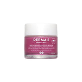 Derma E Microdermabrasion Scrub jar close-up showing Dead Sea salt for refreshed skin