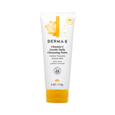 Derma E Vitamin C Gentle Daily Cleansing Paste jar shows brightening potential for radiant skin.