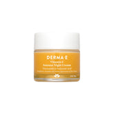 Derma E Vitamin C Night Cream jar close-up highlighting brightening hydration