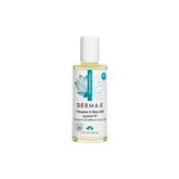 Derma E Vitamin E Skin Oil bottle closeup with nourishing formula for dry skin