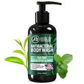 Derma-Nu antibacterial body wash bottle for daily cleansing suitable for all skin types.