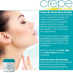Dermactin Crepe Be Gone cream-swatch demonstrates silky absorption and nourishing feel.