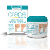 Dermactin Crepe Be Gone neck cream bottle closeup for premium neck care.