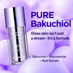 Dermafirm glass skin application demonstrates radiant, even tone on clean skin