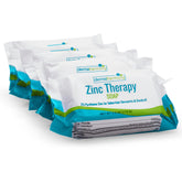 Dermaharmony 2% zinc bar soap packaging highlights daily-use medicated soap for SD and dandruff.