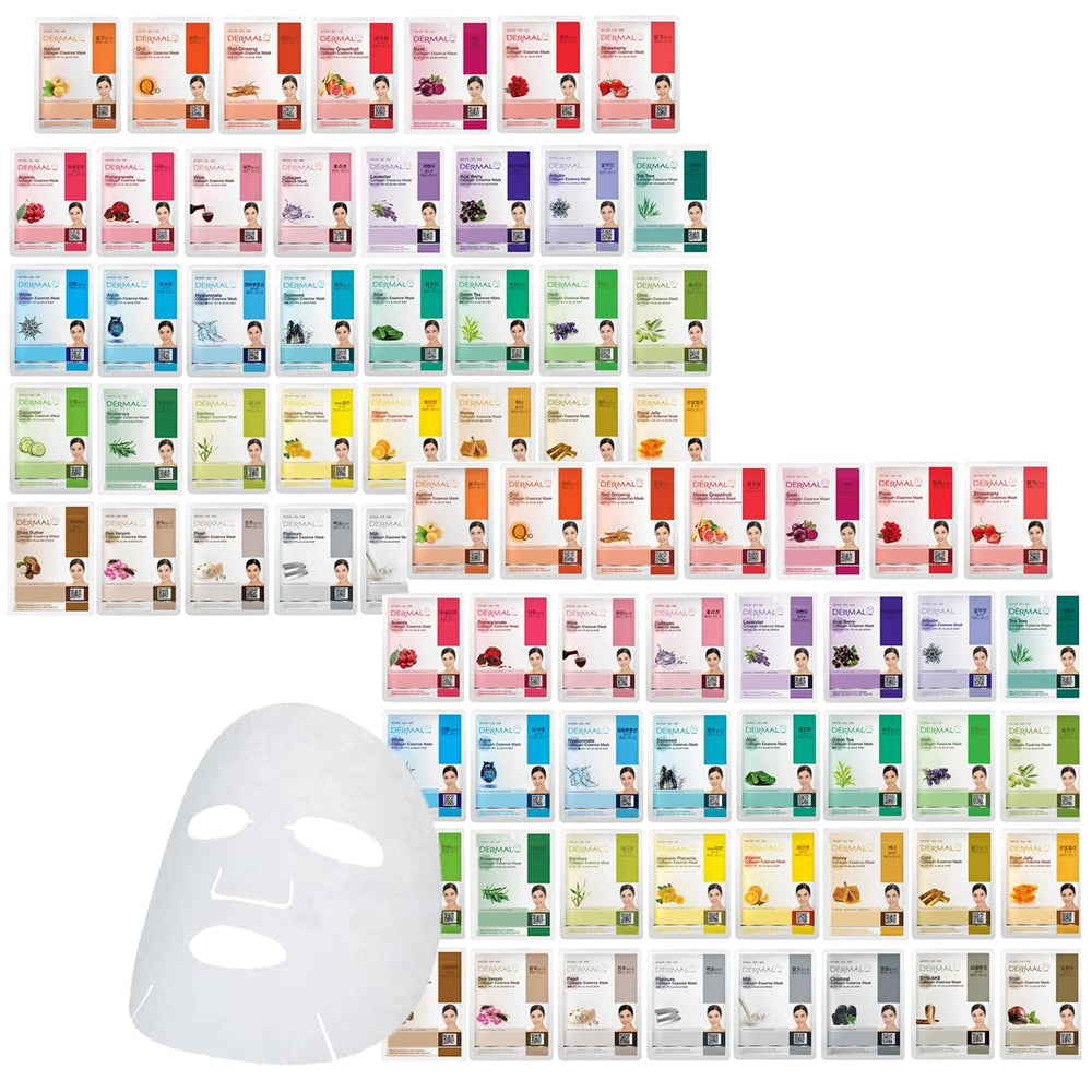 DERMAL 78 combo pack variety masks – hydration and soothing care for sensitive skin.