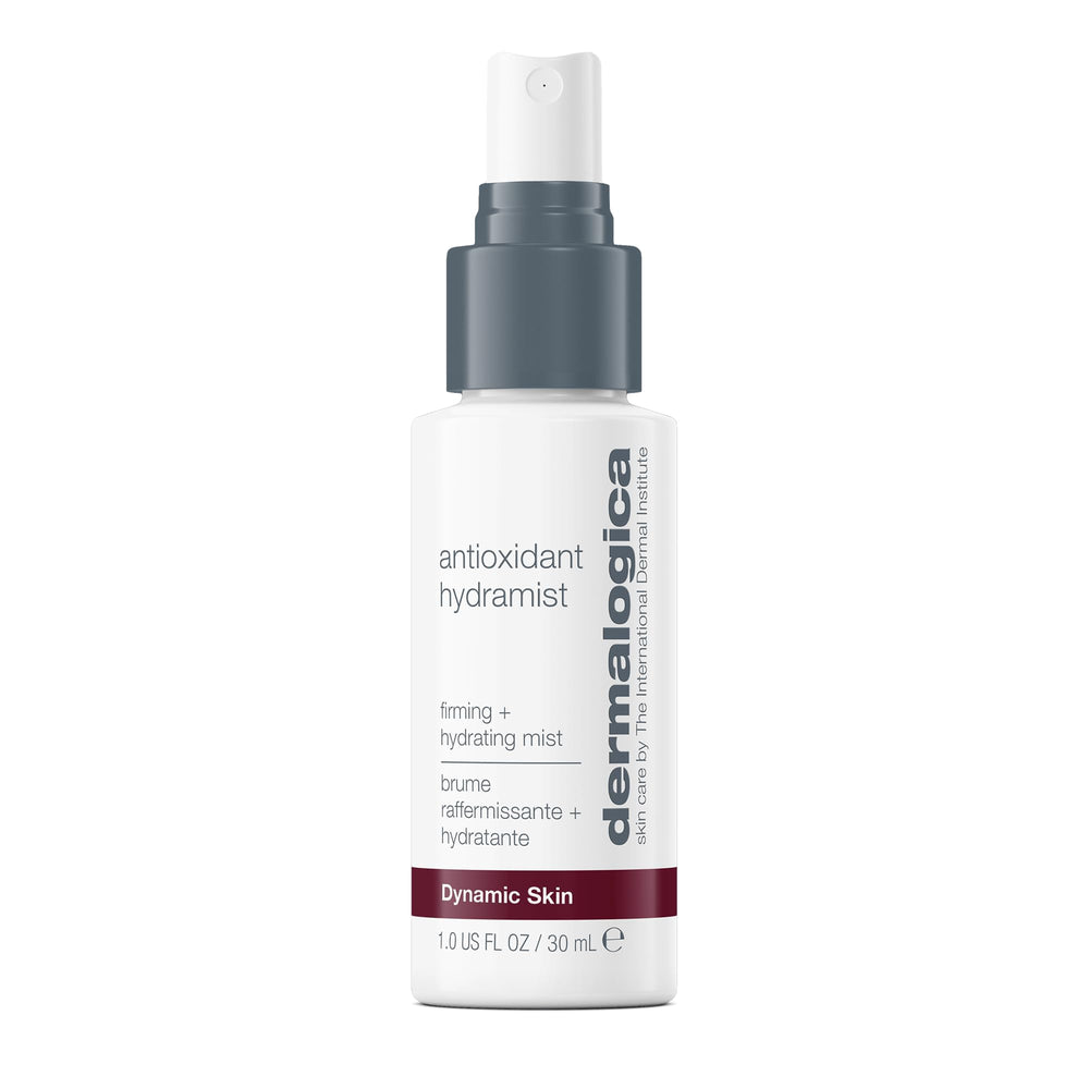 Dermalogica Antioxidant Hydramist Toner bottle mist offers refreshing hydration on the go