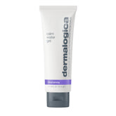 Dermalogica Calm Water Gel jar application showing lightweight hydration for sensitive skin