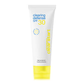 Dermalogica Clear Start packaging shows matte SPF30 sunscreen for acne-prone skin
