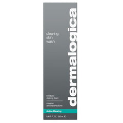 Dermalogica Clearing Skin Wash bottle pump showcased for easy daily skincare routine