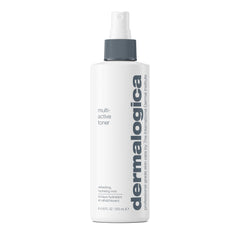 Dermalogica Multi-Active Toner bottle mist delivers refreshing hydration for balanced skin.