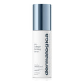 Dermalogica Pro Collagen Banking Serum bottle showcases premium packaging for hydration-ready skin.