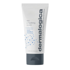 Dermalogica Skin Smoothing Cream bottle shows long-lasting hydration for daily use.
