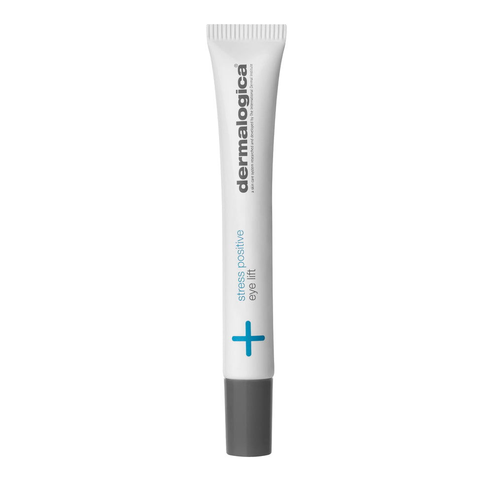 Dermalogica Stress Positive Eye Lift Mask packaging for effortless at-home care
