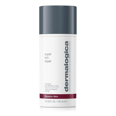 Dermalogica Super Rich Repair tub closeup highlights rich hydration for chronically dry skin.
