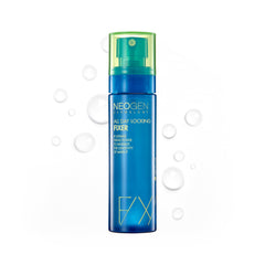 DERMALOGY by NEOGENLAB All Day Setting Spray bottle close-up, weightless hydration for lasting makeup.