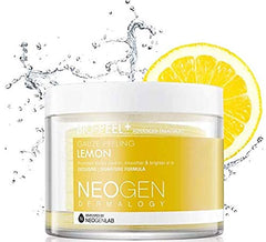DERMALOGY by NEOGENLAB Bio-Peel Gauze Lemon pad detail shows fibers that sweep away buildup.