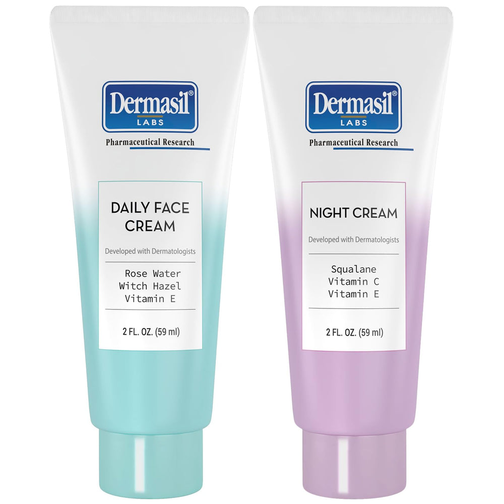 Dermasil pack doble hidrata la piel día y noche para uso diario.