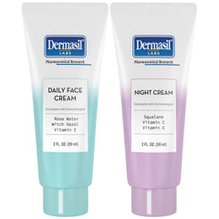 Dermasil pack doble hidrata la piel día y noche para uso diario.