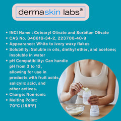 Dermaskin Labs Olive 1000 in lotion demonstrates vegan skincare formulation.