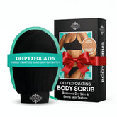 Dermasuri Deep Exfoliating Glove closeup for smooth buffing and radiant skin