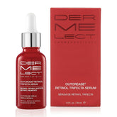 Dermelect Outcrease serum bottle for anti-aging care and smoother skin.