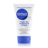 Dermend fragile-skin-moisturizing-cream-tube-front promotes hydrated, comfortable skin.