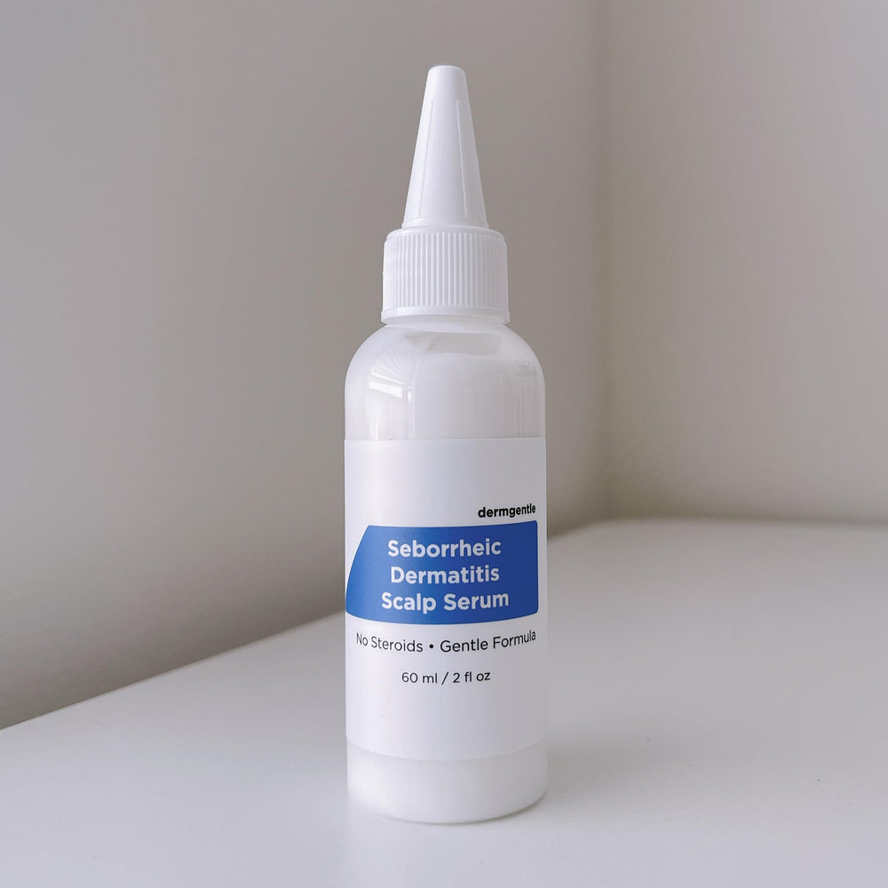 Dermgentle Seborrheic Scalp Serum bottle with fast acting relief