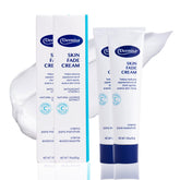 Dermisa Skin Fade Cream bottle closeup shows a lightweight formula for daily use.