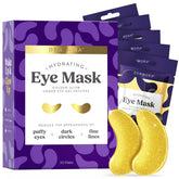 DERMORA Golden Glow eye patches box ready for travel and gifting